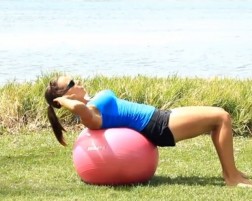 Stability Ball Ab Workout