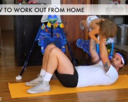 Workout with Your Kids at Home! Funny Video