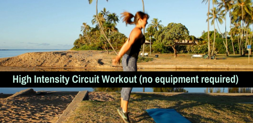 High Intensity Circuit Workout, No Equipment Required